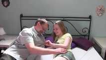 Teen Julia and the horny old family man & POV Fuck