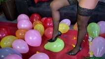 sexy heelpopping small party balloons