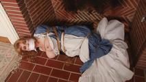 Damsel in the Fireplace - Lorelei in Blue Dress