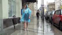 [From archive] Elsa - hogtaped in raincoat (video)