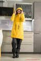 Miss Petra in Schmuddelwedda nylon raincoat with transparent Rains raincoat and Ilse Jacobsen rainpants