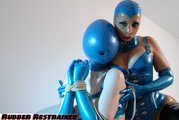 Playing in Blue - with Valentina Fetish Doll & Dutch Dame