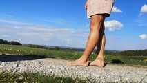 Nice feet on the gravel