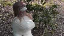  Microfoam MummyWrap Outdoors - Lorelei in Mummification Bondage