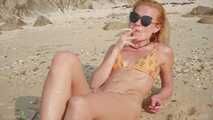 Compilation of 4 clips with smoking 35 years old Alyona