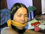 24 Yr OLD VIETNAMESE DAISY WRITES A K1DNAP NOTE, MAKES A RANSOM CALL & HAS HER SWEATY NYLON SOCK STUFFED IN HER MOUTH (D47-8)